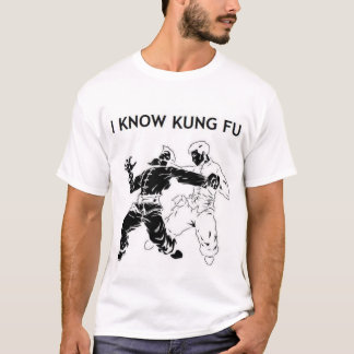 私はKung Fuを知っています Tシャツ