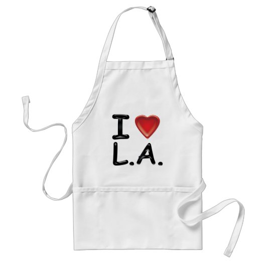 私はL.A.を愛します スタンダードエプロン (正面)