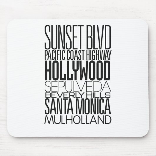 私はLAを愛します マウスパッド (正面)