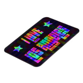 私はLA美しいネオンマグネットが大好き マグネット