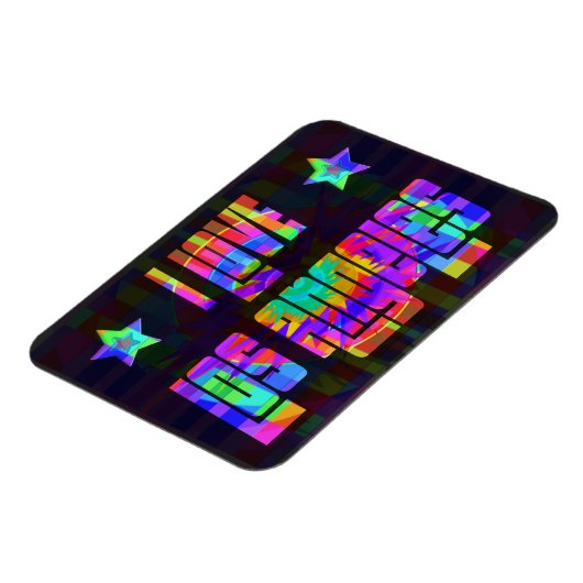 私はLA美しいネオンマグネットが大好き マグネット (左側)