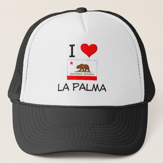 私はLA PALMAカリフォルニアを愛します キャップ (正面)