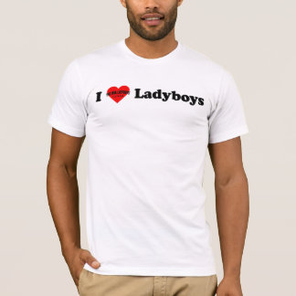 私はLadyboysを愛します Tシャツ