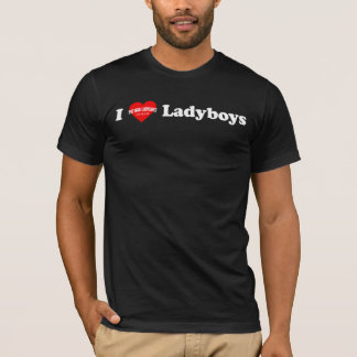 私はLadyboysを愛します Tシャツ