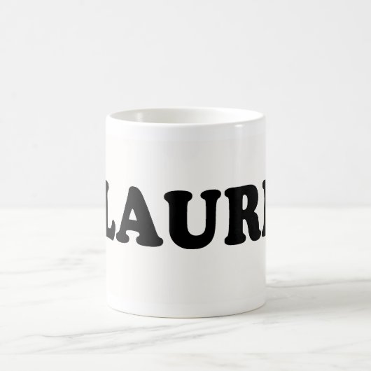 私はLAURENを愛します コーヒーマグカップ (中央)