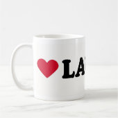 私はLAURENを愛します コーヒーマグカップ (左)