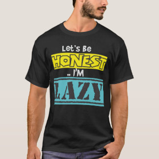 私はLAZYダークシャツ Tシャツ