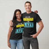 私はLAZYダークシャツ Tシャツ (ユニセックス)