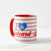 私はLedyard、コネチカットを愛します マグカップ (正面左)