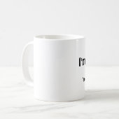 私はLeftieです コーヒーマグカップ (正面左)
