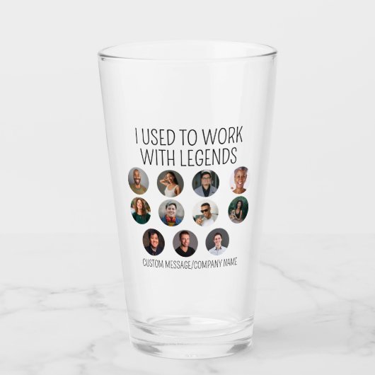 私はLegends 11の同僚の写真を使用して作業していた タンブラーグラス (正面)