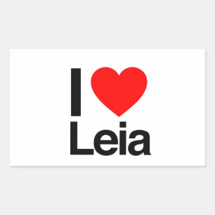 私はleiaが大好きだ 長方形シール