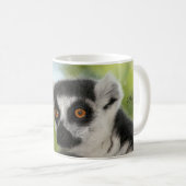 私はLemursのマグを愛します! コーヒーマグカップ (正面右)