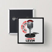 私はLevinに聞きます 缶バッジ (正面&裏面)