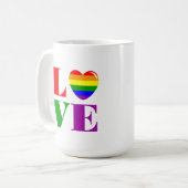 私はLGBTが大好きだ コーヒーマグカップ (正面左)