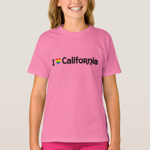 私はLGBTカリフォルニアの州のTシャツを愛します Tシャツ