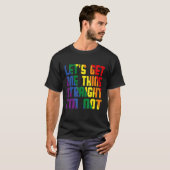 私はLgbtqのゲイPriではない Tシャツ (正面フル)