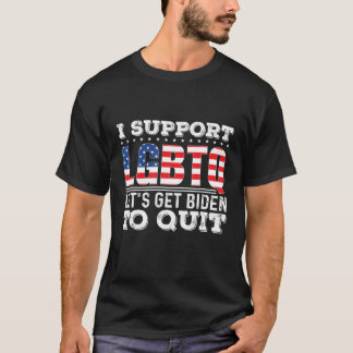 私はLgbtqをサポートするバイデン氏へ Tシャツ