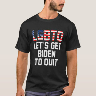 私はLGBTQを支持するアメリカ人Fにバイデン氏をやめ連入しよう Tシャツ