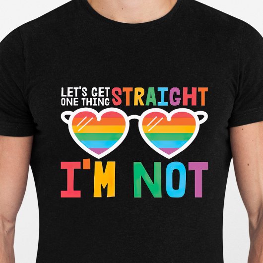 私はLGBTQプライドではない Tシャツ