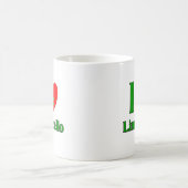 私はLimoncelloを愛します コーヒーマグカップ (中央)
