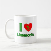 私はLimoncelloを愛します コーヒーマグカップ (左)