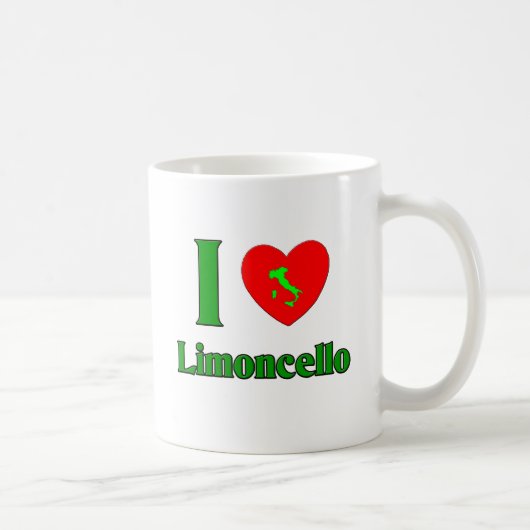 私はLimoncelloを愛します コーヒーマグカップ (右)