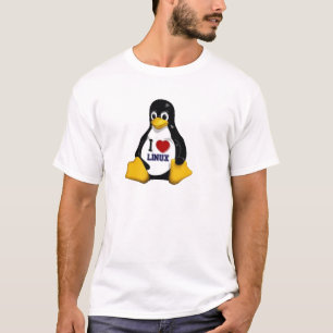 私はLinuxを愛します Tシャツ