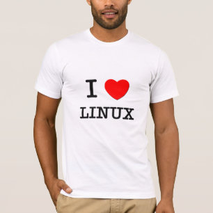 私はLINUXを愛します Tシャツ