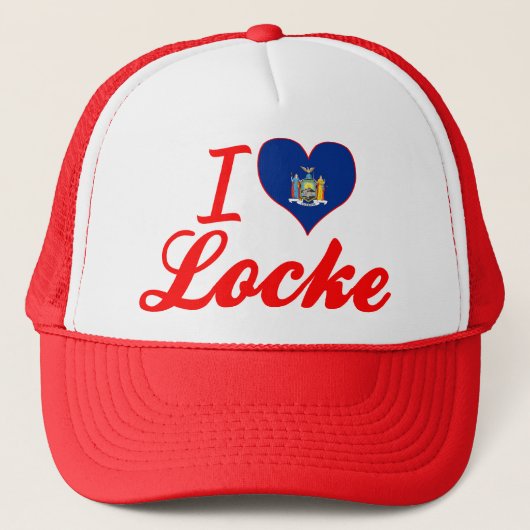 私はLocke、ニューヨークを愛します キャップ (正面)