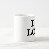 私はLolaを愛します コーヒーマグカップ (中央)