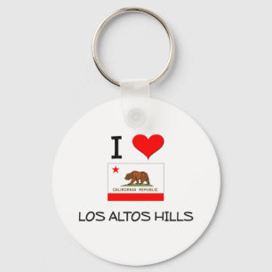 私はLOS ALTO丘カリフォルニアを愛します キーホルダー