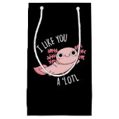 私はLotlアキソロおもしろいテルプンダークBGを好き スモールペーパーバッグ (正面)