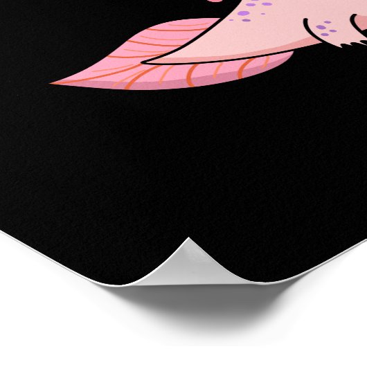 私はLotlアキソロおもしろいテルプンダークBGを好き ポスター (角)