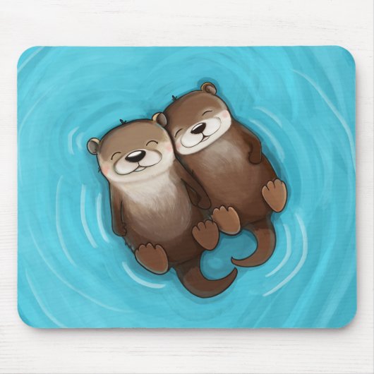 私はLotterのマウスパッド愛します マウスパッド (正面)