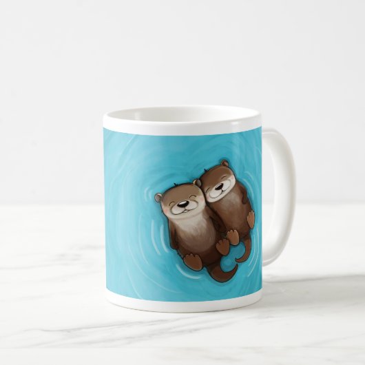 私はLotterのマグ愛します コーヒーマグカップ (正面右)