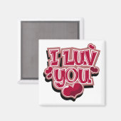 私はLove磁石 マグネット (正面/裏面)