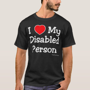 私はlove私の身体障害者(ライト)を tシャツ