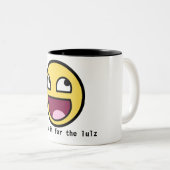 私はlulzのマグのためのそれをしました ツートーンマグカップ (正面右)