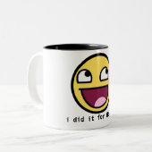 私はlulzのマグのためのそれをしました ツートーンマグカップ (正面左)