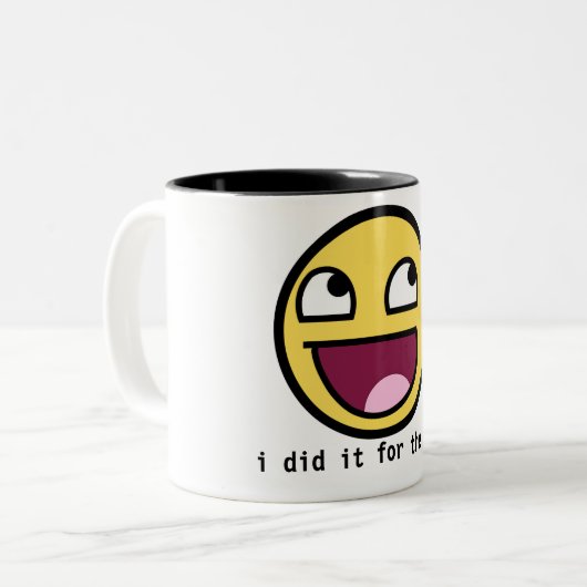 私はlulzのマグのためのそれをしました ツートーンマグカップ (正面左)
