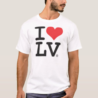 私はLV®の人のTシャツを愛します Tシャツ