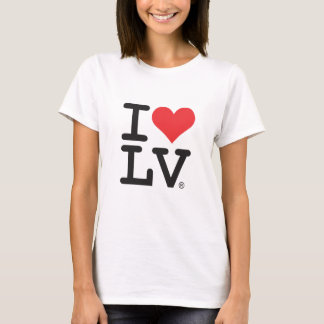 私はLV®の女性Tシャツを愛します Tシャツ