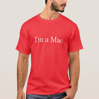 私はMacです Tシャツ