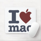 私はMacを愛します マウスパッド (マウス)