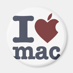 私はMacを愛します マグネット