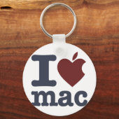 私はMac キーホルダー (正面)