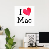 私はMac ポスター (ホームオフィス)