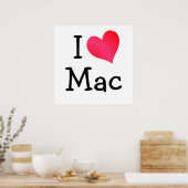 私はMac ポスター (キッチン)