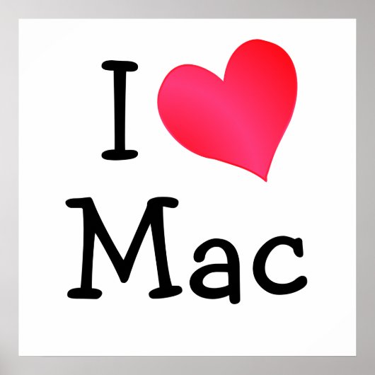 私はMac ポスター (正面)